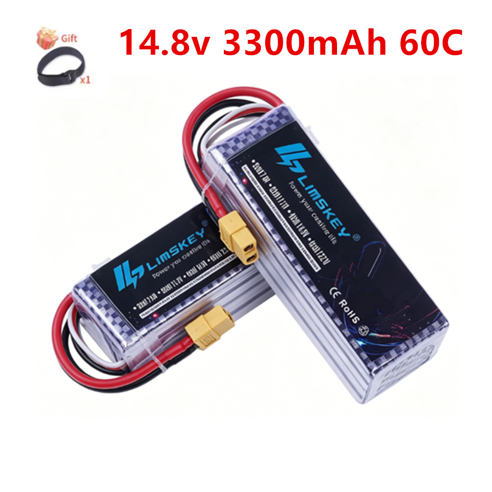 Hobby Rc Quadcopters & Multirotors - Baterai LiPo 4S 14.8V 3300mAh 60C/80C