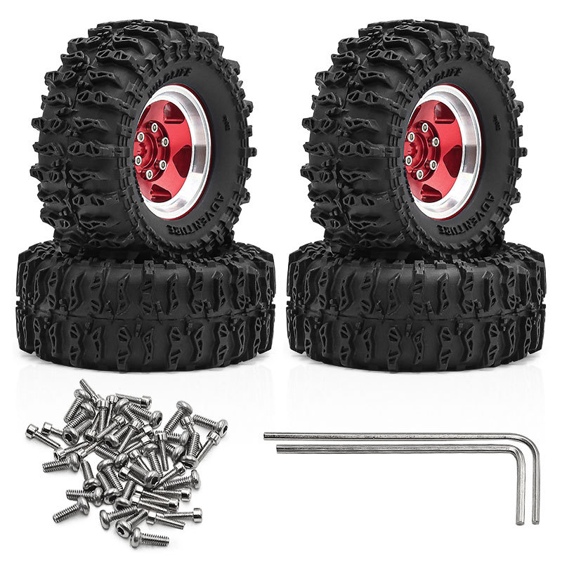 Wheel Rim Rc - 4Pcs Set Ban Karet Pelek Beadlock