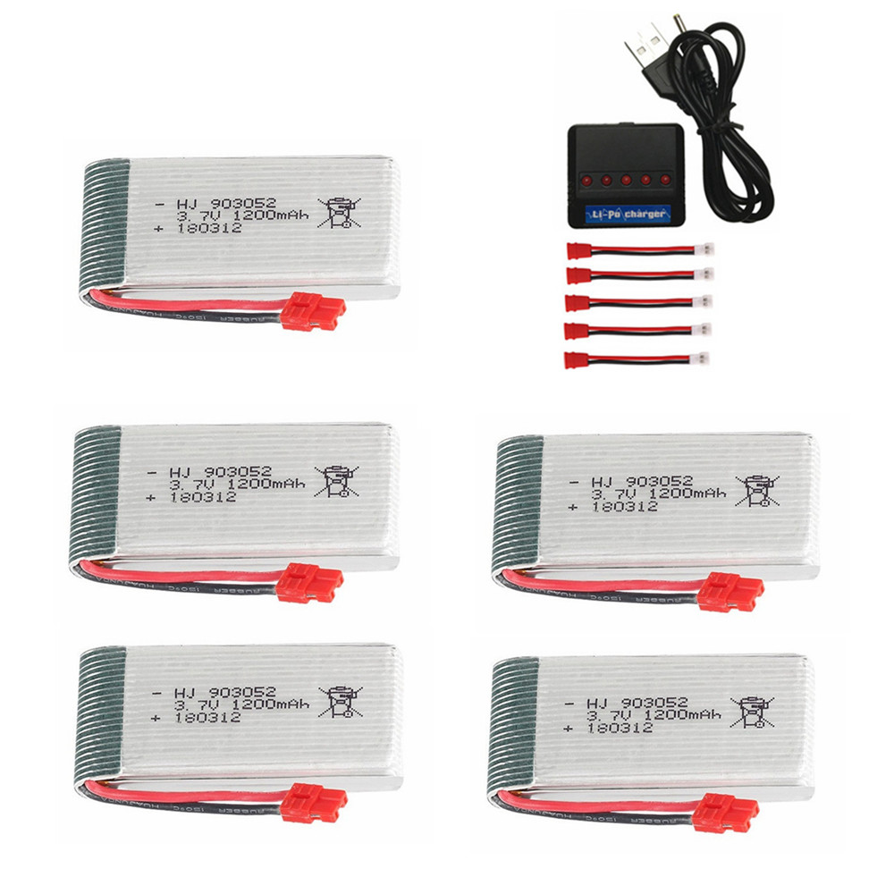 Hobby Rc Quadcopters & Multirotors - Baterai Lipo 3.7V 1200MAh 903052 untuk