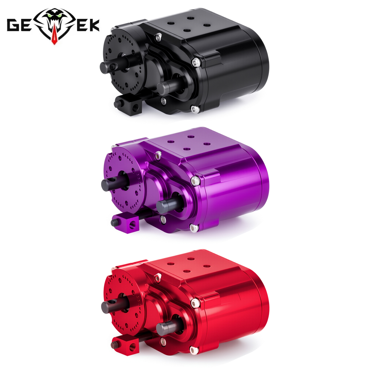 Rc Hobby Crawler - Transmisi Gearbox Transfer Case Metal 2-Kecepatan