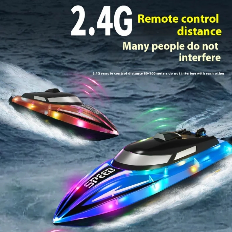 Rc Hobby Grade Boat - Perahu RC 2.4G Remote Control Speedboat