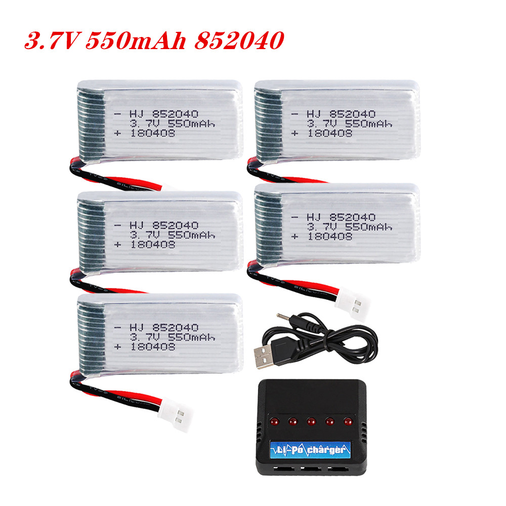Hobby Rc Quadcopters & Multirotors - 3.7V 550mAh 25C Lipo baterai 852040