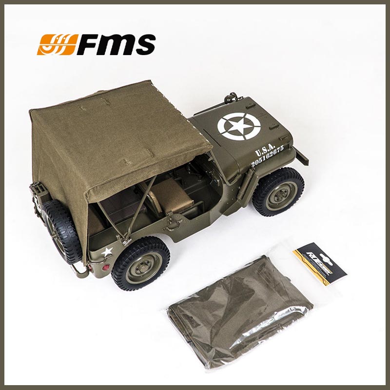 Rc Hobby Crawler - FMS 1/12 C1167 Atap Kanvas Untuk