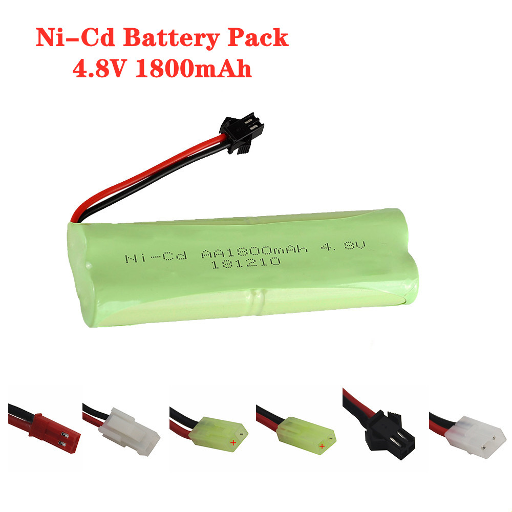 Rc Hobby Light - Baterai 4.8V 1800Mah NiCd AA 4.8V