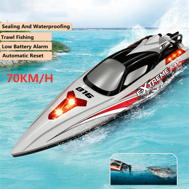 Rc Hobby Grade Boat - Kapal RC Kecepatan Tinggi 70KM/Jam, Speedboat