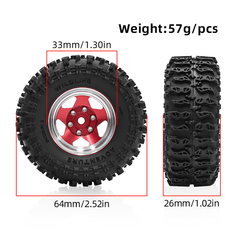 4Pcs Set Ban Karet Pelek Beadl - Wheel Rim Rc ulasan dan harga