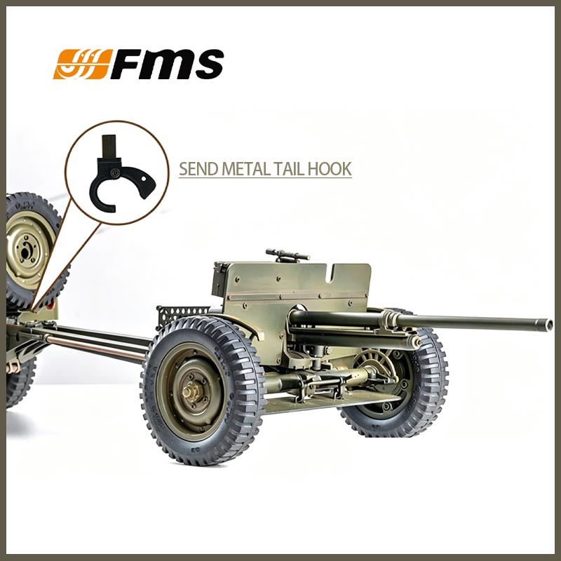 FMS 1/12 C1336 M3 Trailer Senj - Rc Jeep Hobby ulasan dan harga