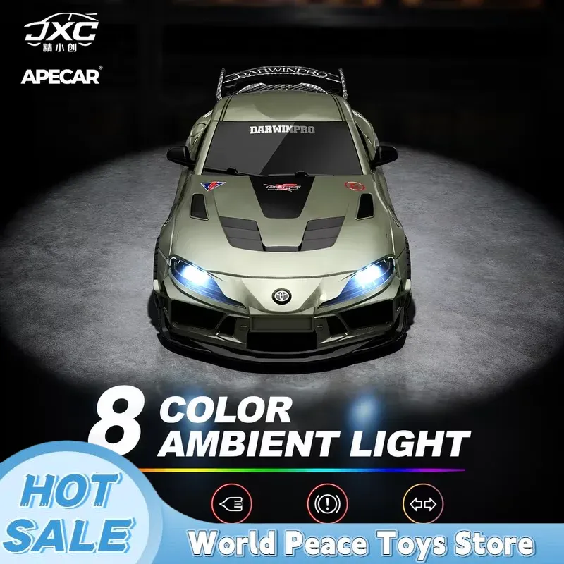 JXC 1:43 Mini RC Drift Car 4WD - Rc Hobby Light ulasan dan harga