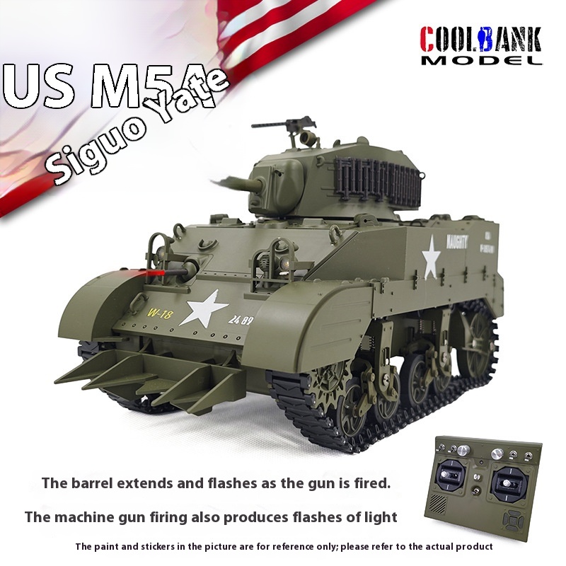 1:16 Rc Tank Usa Stuart M5a1 M - Rc Hobby Light ulasan dan harga