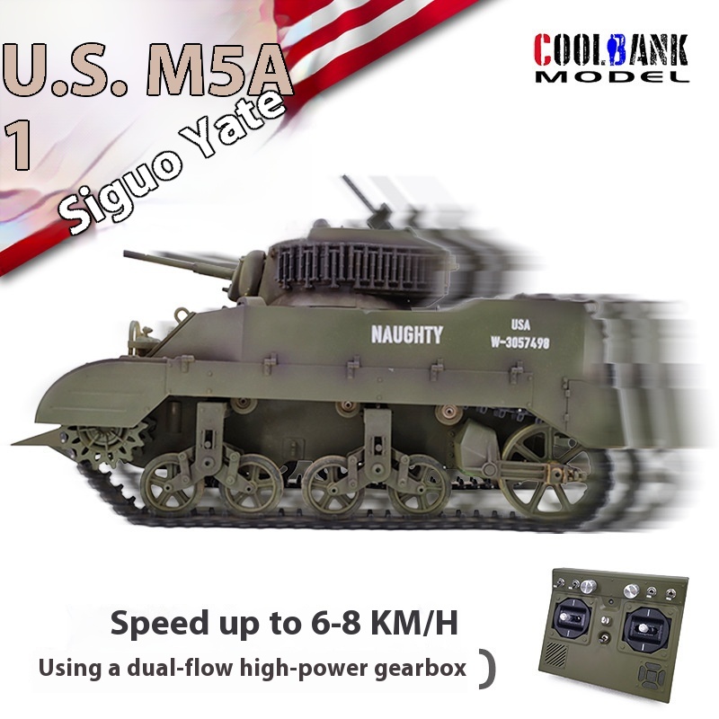 1:16 Rc Tank Usa Stuart M5a1 M - Rc Hobby Light ulasan dan harga