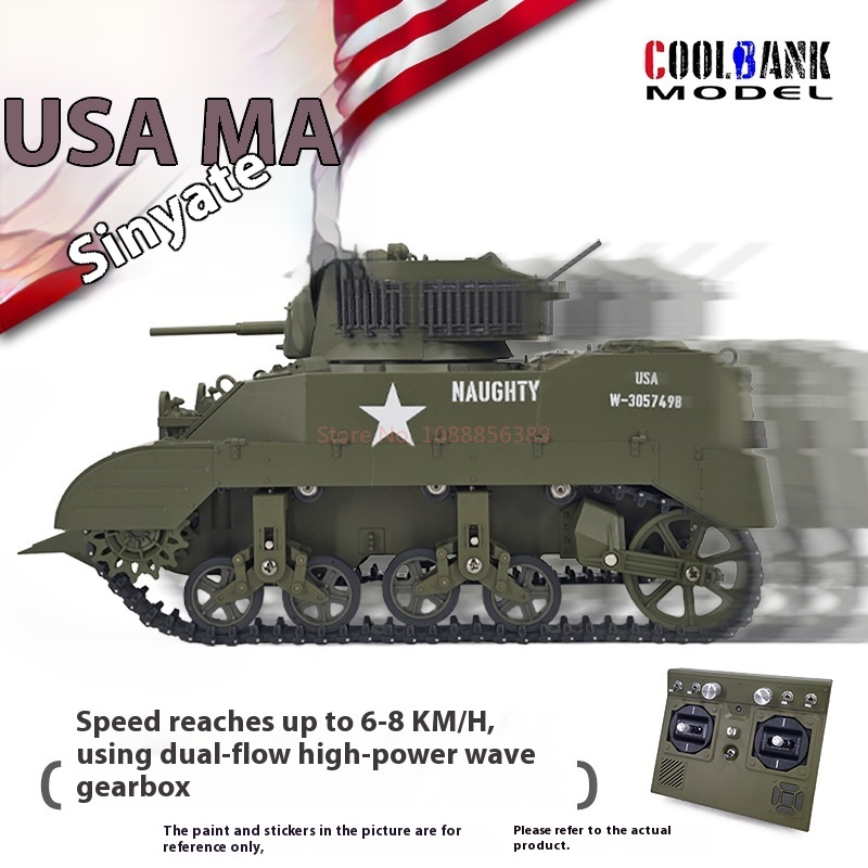 1:16 Rc Tank Usa Stuart M5a1 M - Rc Hobby Light ulasan dan harga