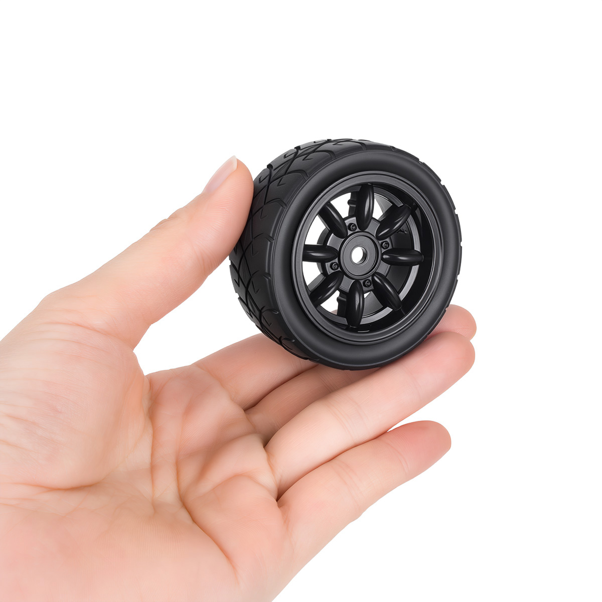 Roda Plastik Ban Karet 57MM de - Wheel Rim Rc ulasan dan harga