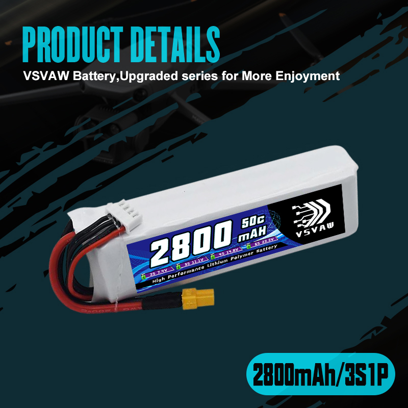 VSVAW 3S 2800MAh Baterai Lipo  - Hobby Rc Quadcopters & Multirotors ulasan dan harga