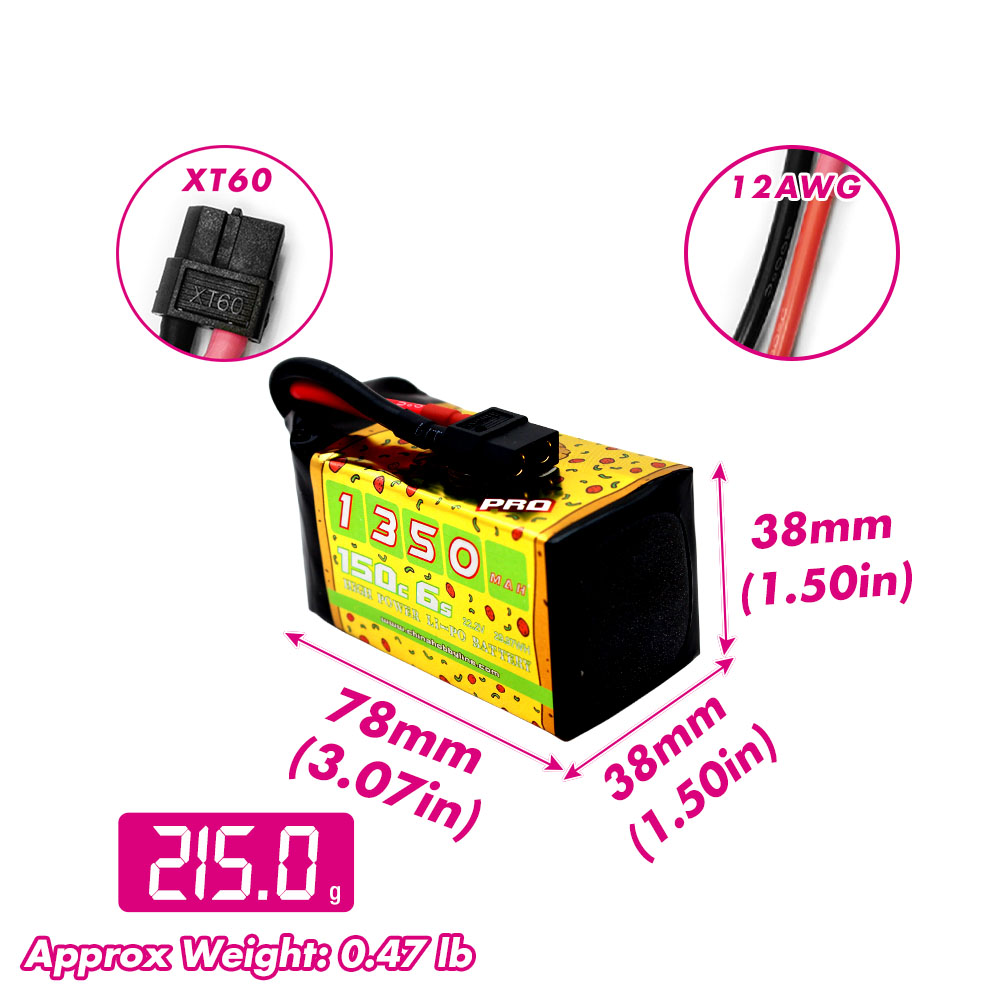 2 Buah Baterai Lipo CNHL 6S 22 - Hobby Rc Quadcopters & Multirotors ulasan dan harga