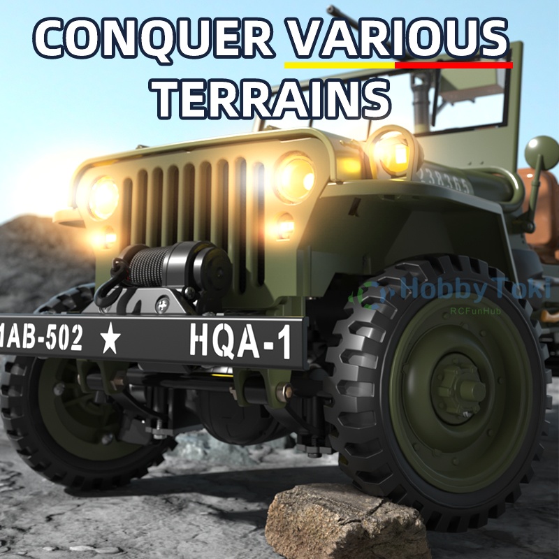 1/14 US 2.4G 4WD RC Jeep Mobil - Rc Jeep Hobby ulasan dan harga