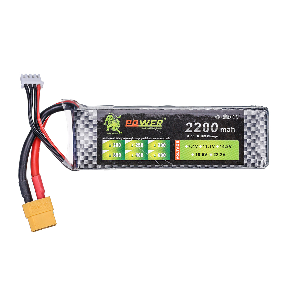 Baterai Lipo 3S 11.1V 2200mAh  - Hobby Rc Quadcopters & Multirotors ulasan dan harga