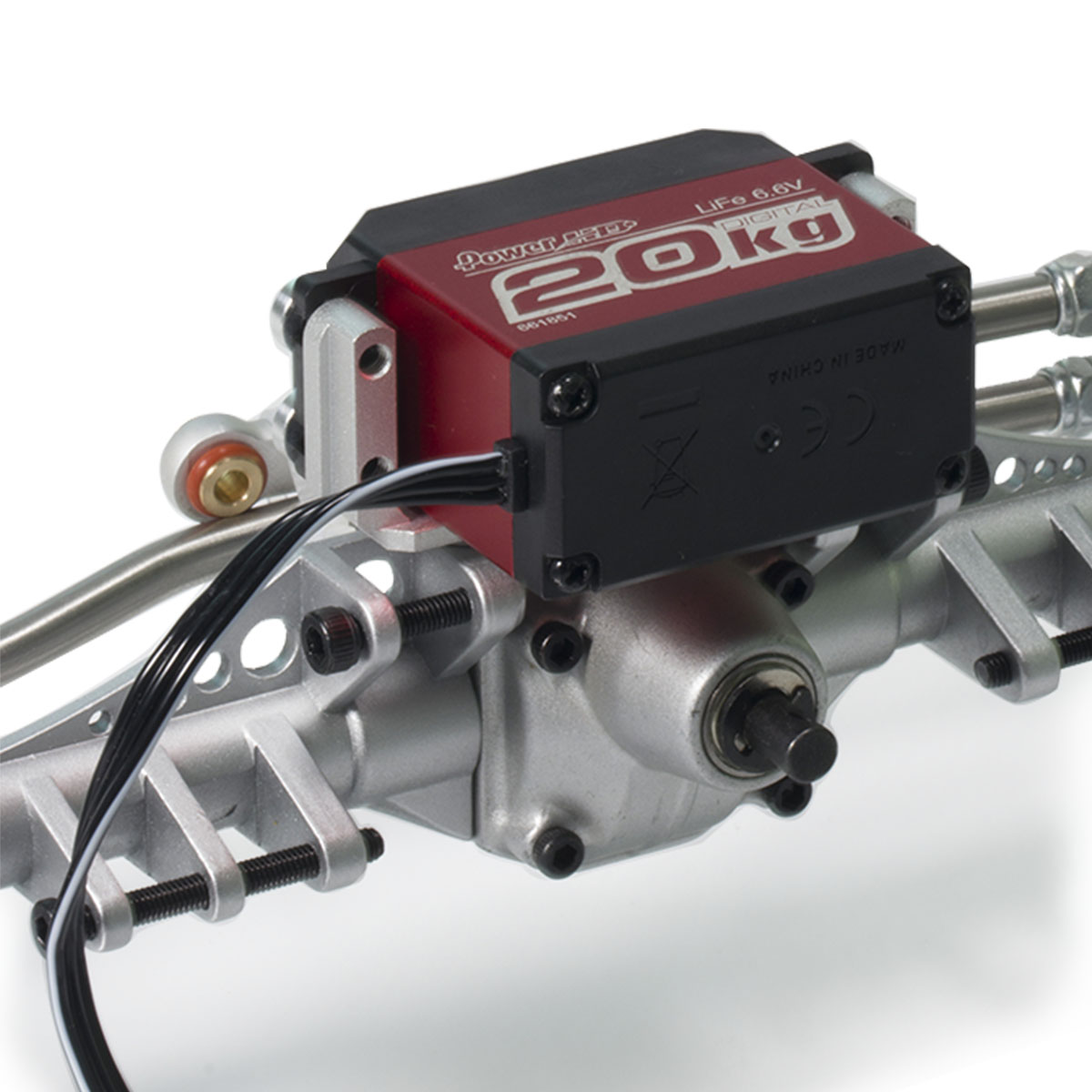 Dudukan Servo Capra aluminium  - Rc Hobby Crawler ulasan dan harga