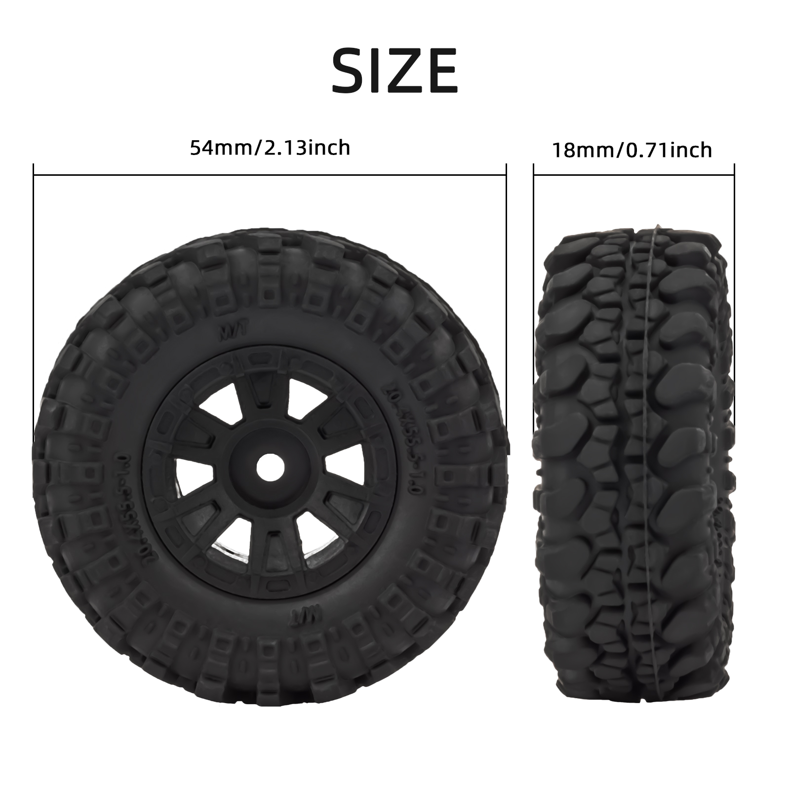 4PCS Velg & Ban Beadlock 1.0