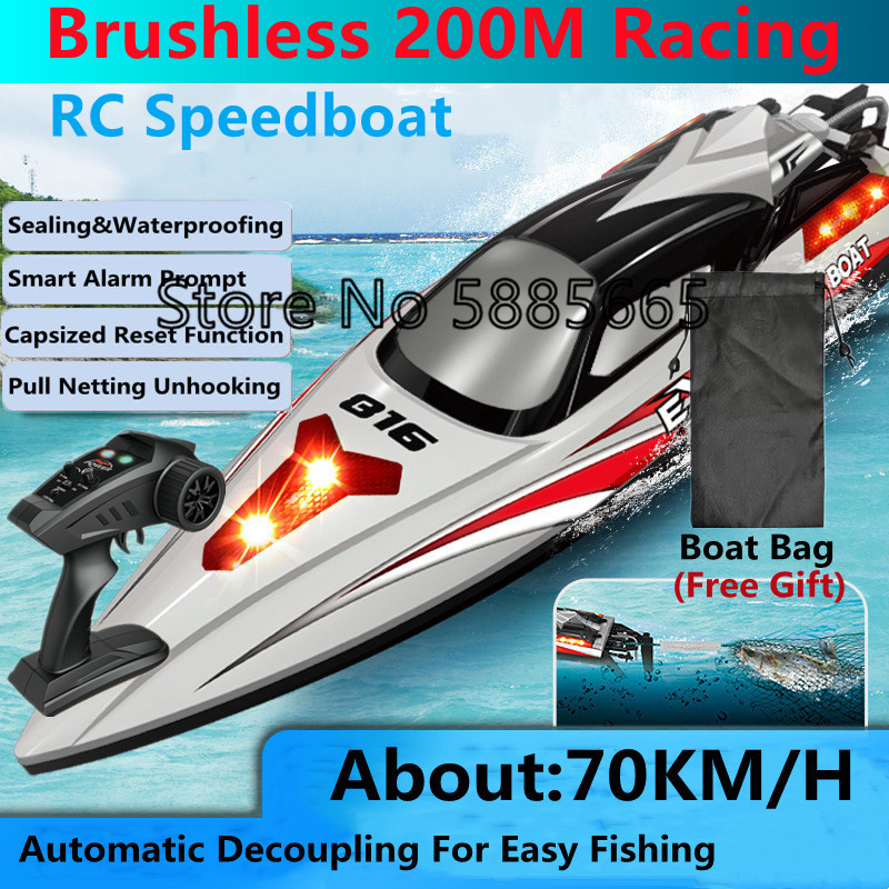 Kapal RC Kecepatan Tinggi 70KM - Rc Hobby Grade Boat ulasan dan harga